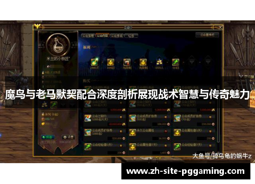 魔鸟与老马默契配合深度剖析展现战术智慧与传奇魅力 魔鸟与老马默契配合深度剖析展现战术智慧与传奇魅力